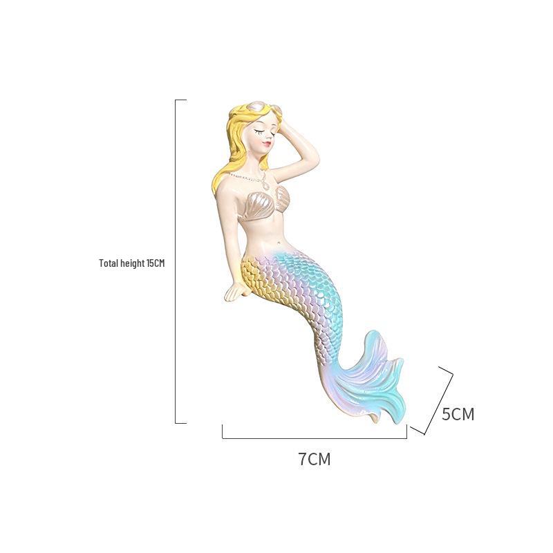 Mermaid Resin Ornaments for Garden, Pond, and Fish Tank Decor