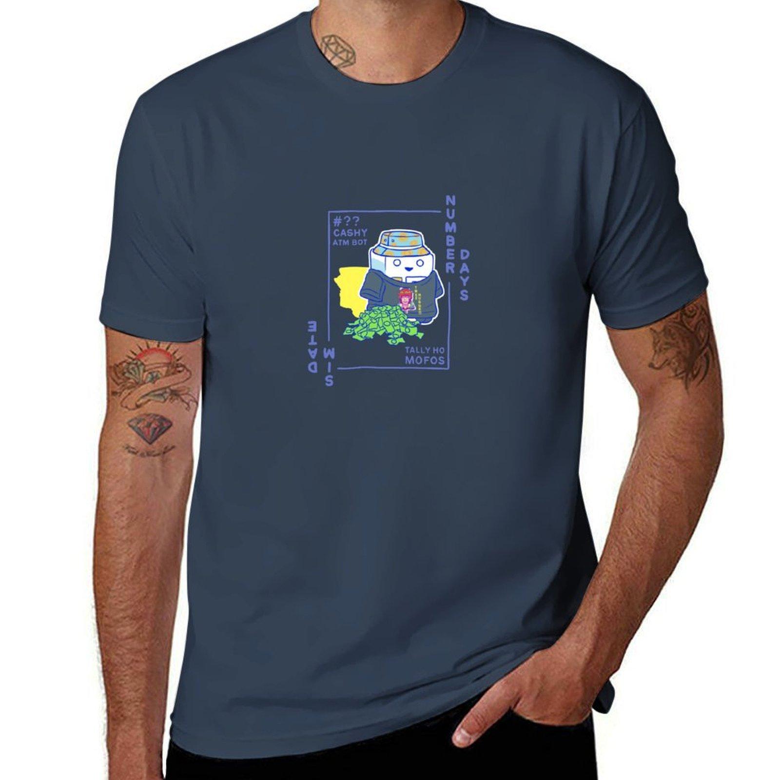 Number Days Sim Date CASHY TShirt Moisture Wicking Quick Dry Tee S
