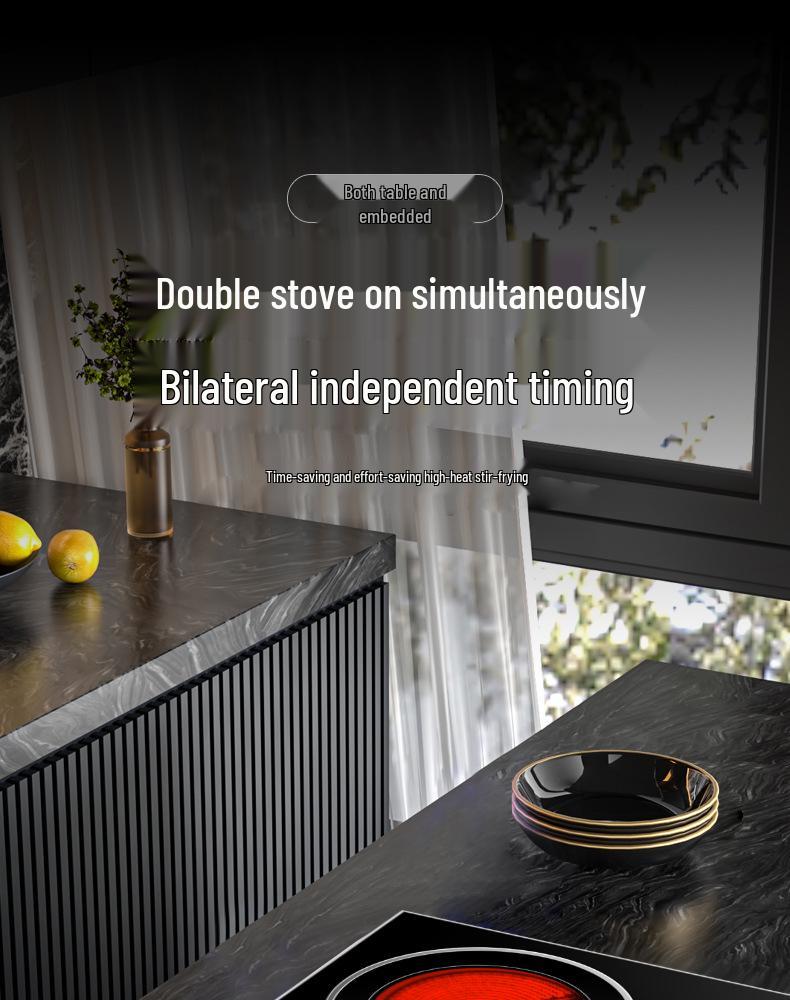 Customizable Home Double Burner Induction Cooktop (110V/220V)