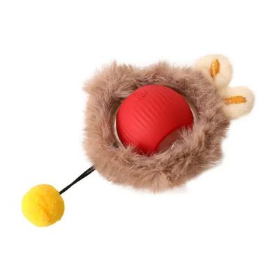 Brinquedos Elétricos de Bola para Gato Rolamento Automático Brinquedos Inteligentes para Gato Esconde-esconde Brinquedos para Gatinho Brinquedos para Animais de Estimação Gato Cachorro Recarregável Inteligente Pet Interativo Brinquedo de Pelúcia