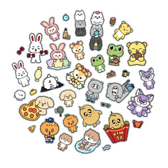 SEVENTEEN MINITEEN Sticker Set