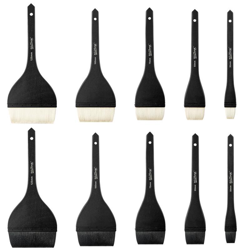 Squirrel Hair Fan & Rake Watercolor Brush for Textured Painting
