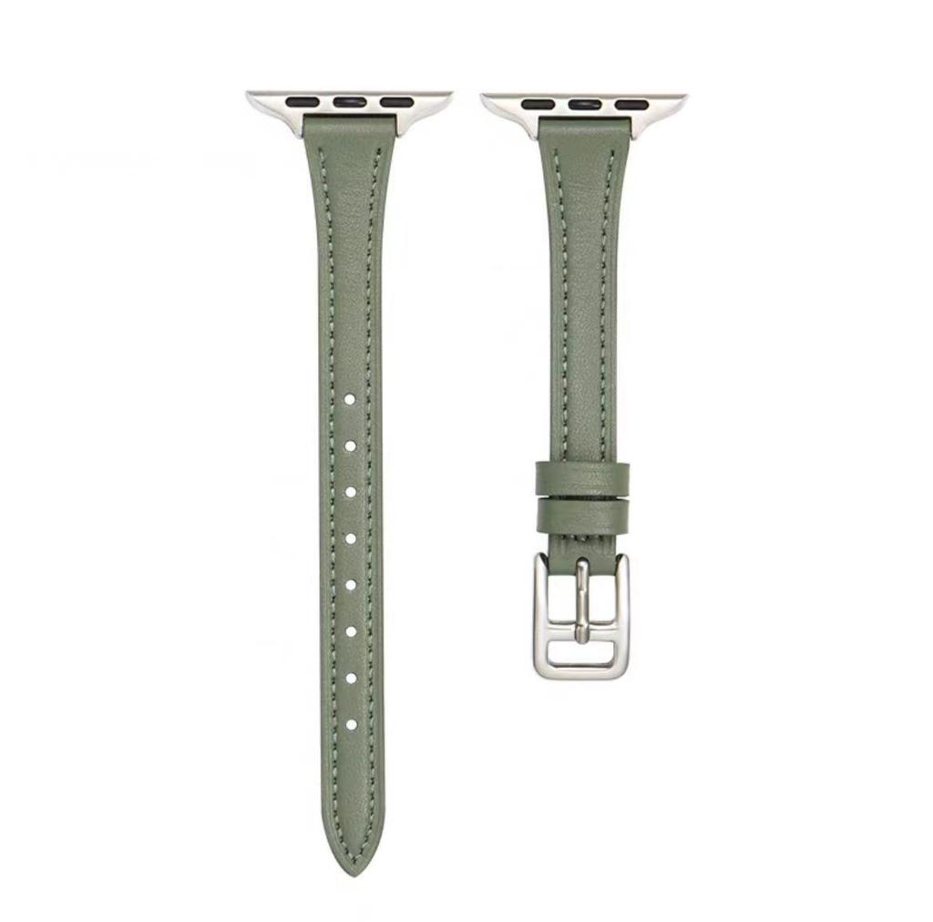 Leather Slim Waist Strap for Apple iWatch Series 1-10