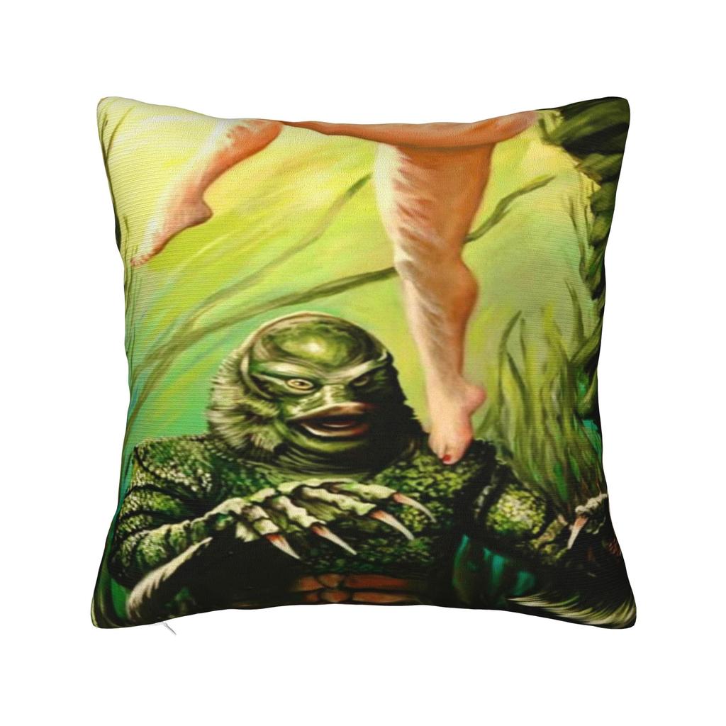 Creature From The Black Lagoon Pillowcases  Vintage Pillow Case For Wedding Party Home Decor Comfy Pillow Cover