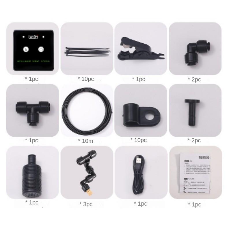 WiFi Control Automatic Mist Rainforest Timing Spray System Kit Irrigation Timer Reptile Humidifier Rainforest Sprayer