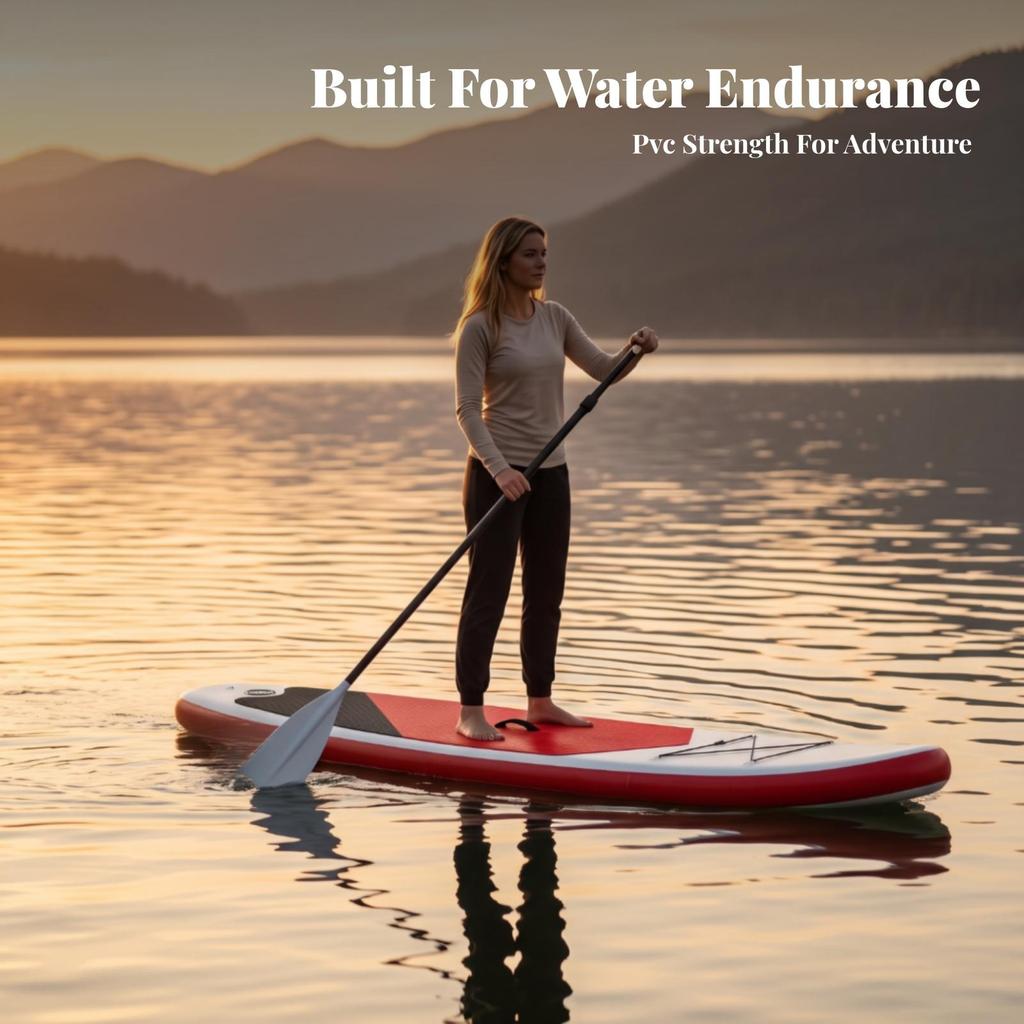 Inflatable Paddle Board Foldable SUP Adjustable for Rivers