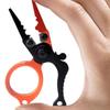 Aluminum Alloy Fishing Pliers Hook Remover Outdoor Fish Line Cutter Tool Comfortable Grip Scissors Fishing Accessories