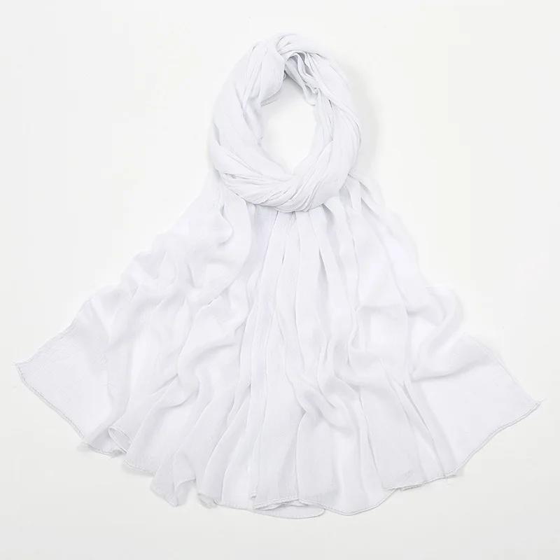 2024 Soft Rayon Cotton Muslim Hijabs for Women Scarf Plain Shawls Femme Musulman Viscose Rayon Headscarf Islamic Turban Headband