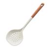 Heat-Resistant Silicone Kitchenware Set: Spatula, Soup Ladle, Slotted Spoon, Rice Spoon, Frying Pan Scraper, Oil Brush, and Flour Grabber.