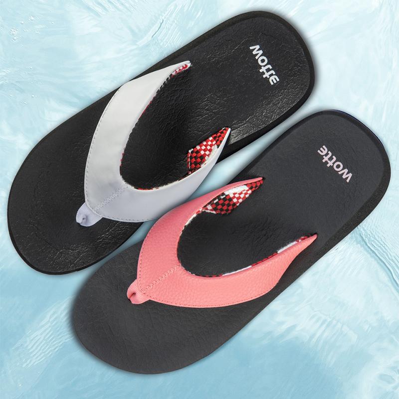 EU36-44 Tamaño Memory Foam Sandalias Mujer Chanclas Tela cuero Zapatillas  de verano comprar a buen precio — entrega gratuita, reseñas reales con  fotos — Joom
