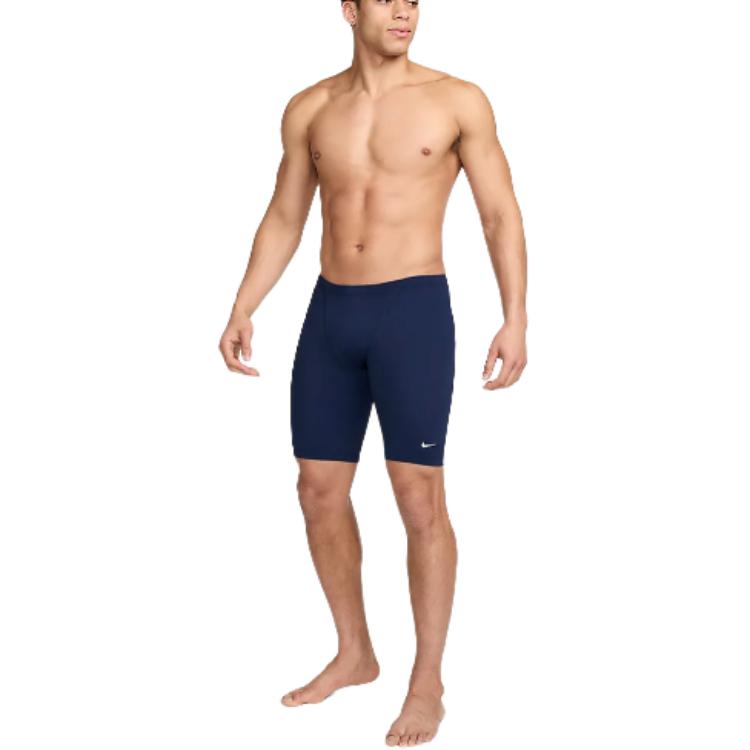 New Nike Swim Solid Swimming Shorts Men's Dark Navy Blue CZ3024-410