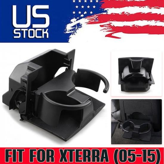 For 2005-2015 Nissan Center Console Instrument Panel Cup Holder Black USA