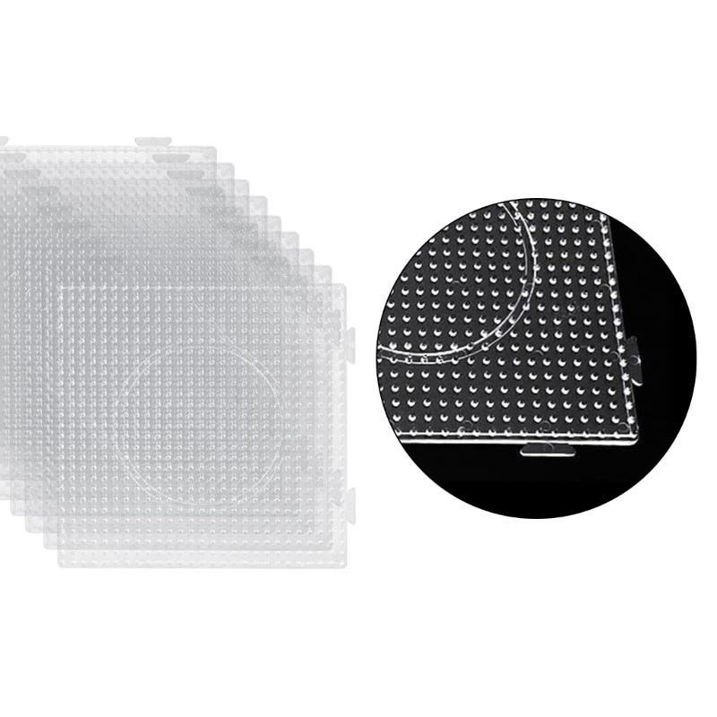 Large Beads Pegboard with Integrated Grids Designs for Easy Projects Spacious Surfaces Creative Art