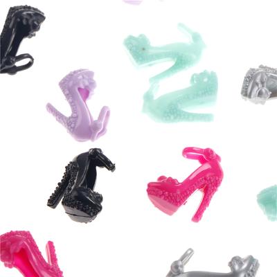 10 Pairs Shoes Party Dress Doll Shoes Cute And Sexy High-heeled Shoes Dolls Accessories Gift