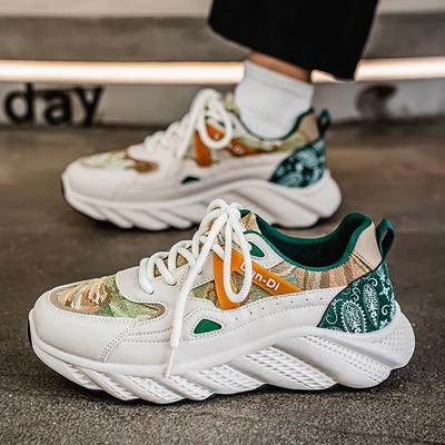 Fashion New Fashion Men's Sports Shoes Breathable Comfortable Platform Sneakers Trendy Lace-up Vulcanized Shoes Man Casual Sneakers