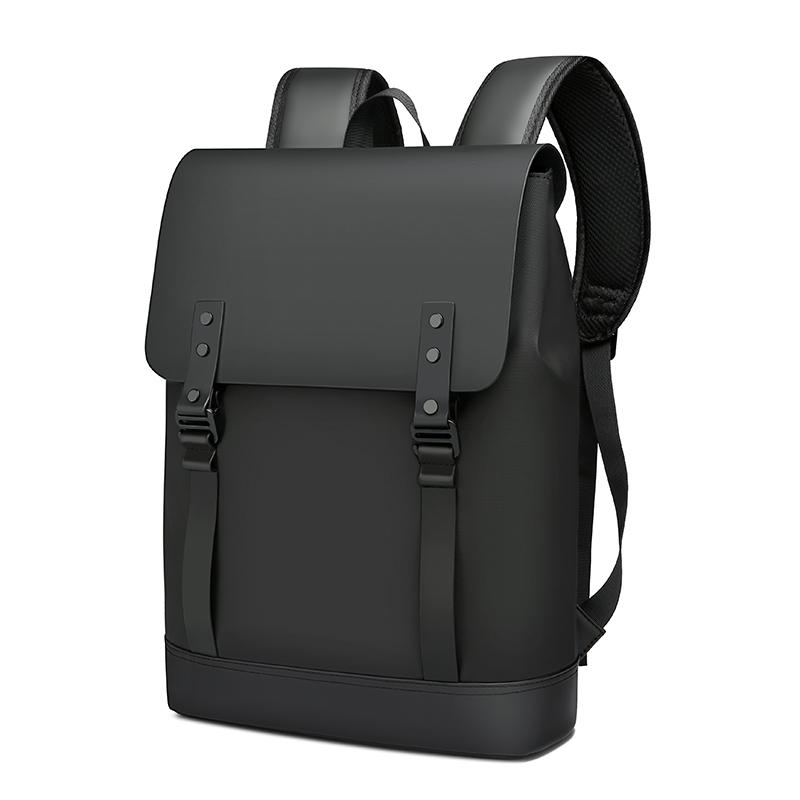 

Деловой и повседневный рюкзак большой вместимости для мужчин, модный и универсальный, многофункциональный рюкзак унисекс чёрный