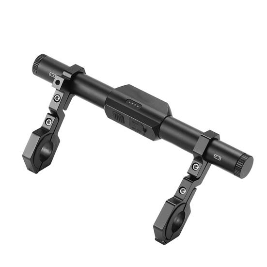 Prodlužovač řídítek jízdního kola Lampa 6 režimů Nastavitelný Lehký Vodotěsný Stojan na prodloužení řídítek kola s LED světlem Cyklistické příslušenství