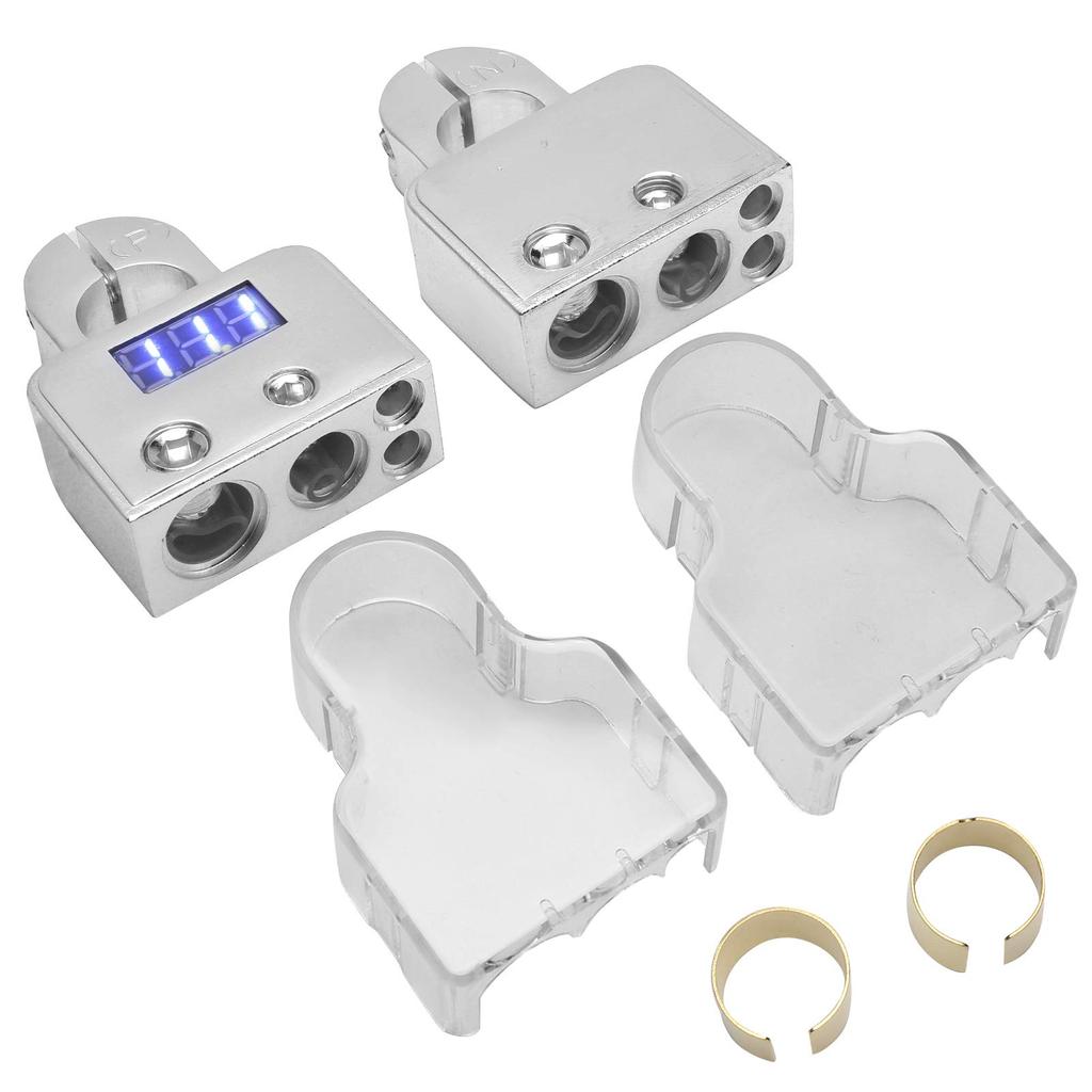 Car Terminal, Power 10W, Vehicle Accessories, Digital Terminal, Signal-to-Noise Ratio, 10 dB Applicable To Vehicles (B(Silver))