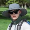 Anti-UV Fishing Cap Anti-Sun Sunscreen Hat Fashion Beach Hat  Summer