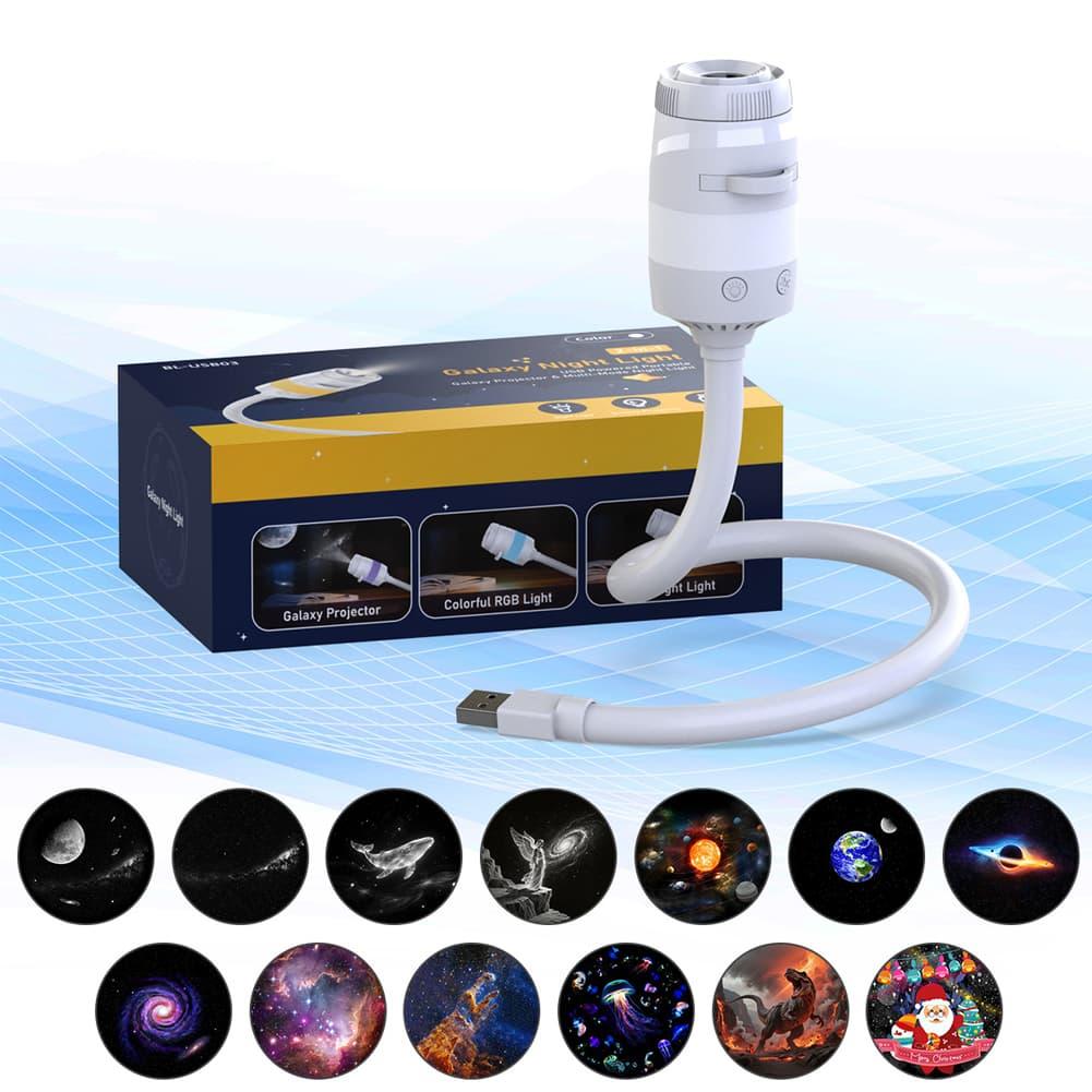 Led Usb Projection Night Light Patterns Adjustable Whale Butterfly Jellyfish Starfish Lamp Home Decor Festival Gift