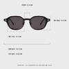 Ilsamsaemem Oval Classic Tinted Photochromic Sunglasses Black