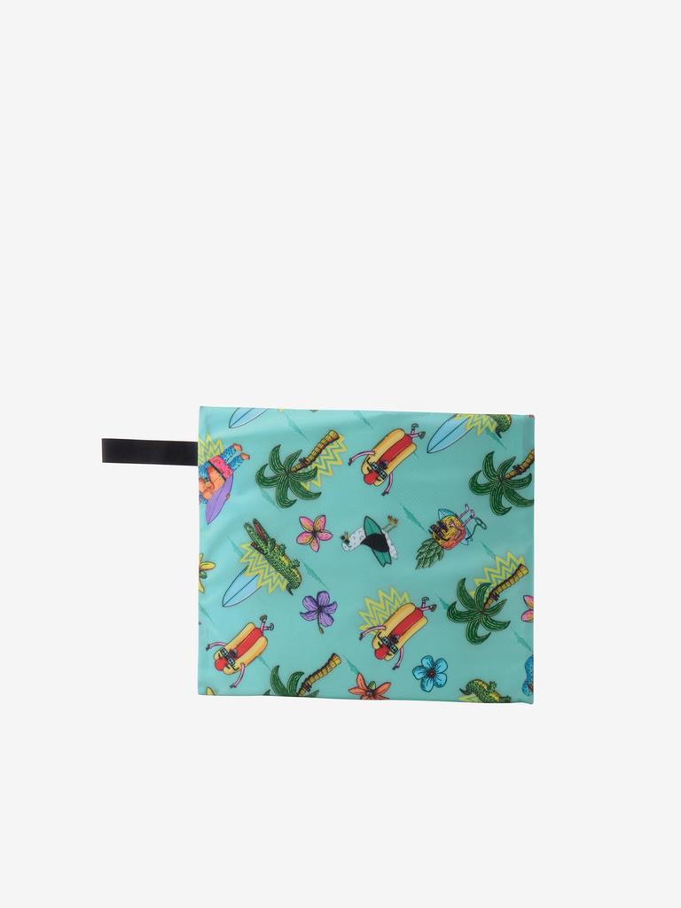 Speedo Pool Bag MULGA Water Proof Flat Turquoise Pouch,