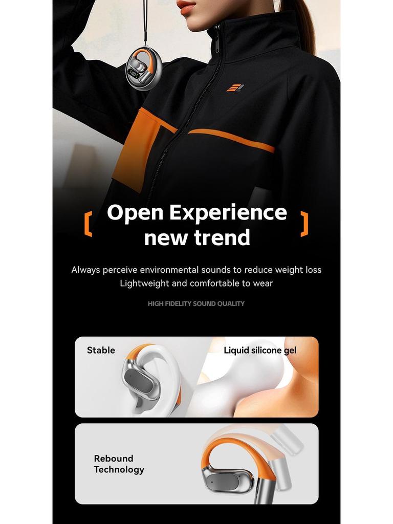 M113 Rotatable Sports Bluetooth Over-Ear Headphones with AI Smart Translation