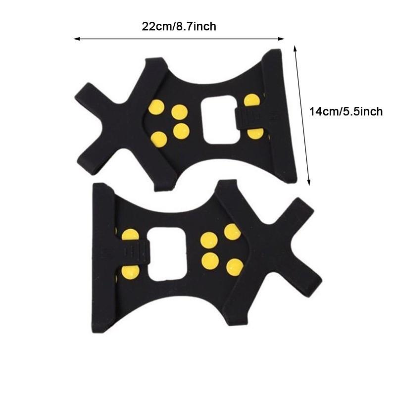 Hot Sale Practical 10 Studs Anti-Skid Snow Ice Climbing Shoe Spikes Grips Cleats Crampons Winter Anti Slip Shoes Cover