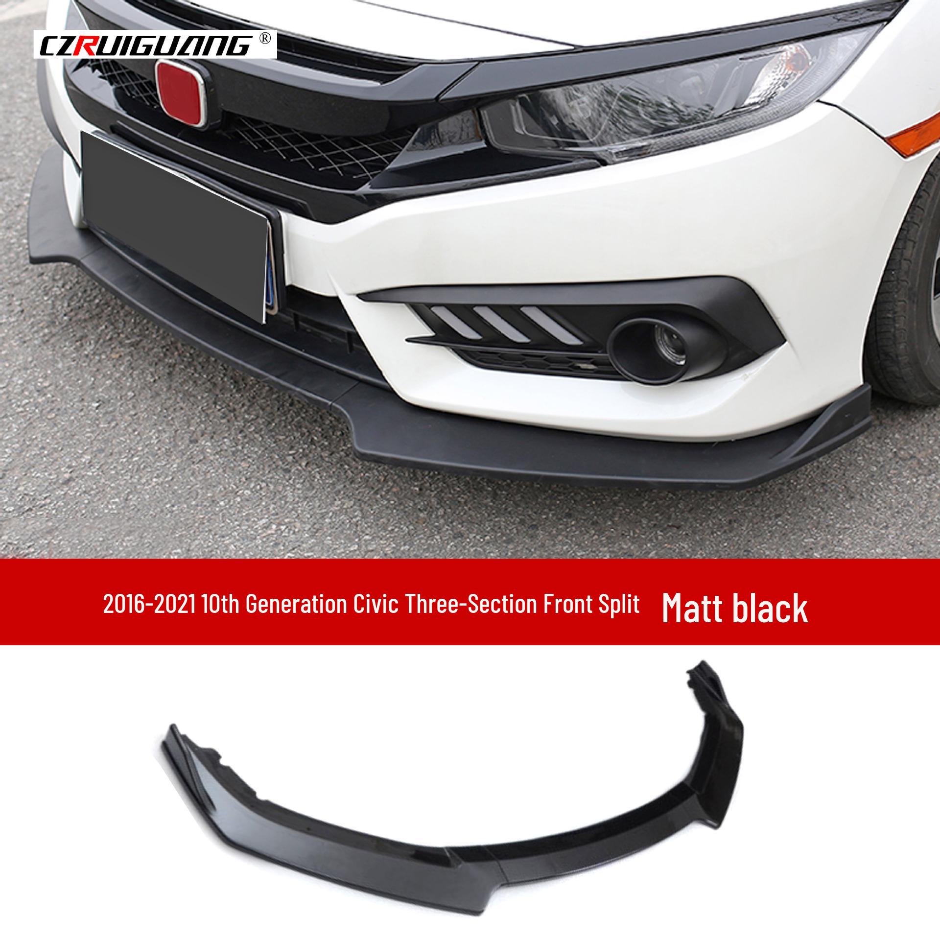 Civic Gen 10 Hatchback Aero Kit: Front Splitter, Lip, Side Skirts, Spoiler, Rear Wing, Rear Lip, Top Wing, Bumper
