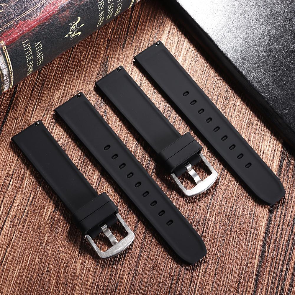 22mm Sport Silicone Watch Band Universal Extended Length Straps Waterproof Rubber Pin Buckle Bracelet Belt Accessories for Seiko