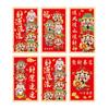 Set of 6 Traditional Lunar New Year Redness Packets for Snake Year Money Pouches Dropshipping
