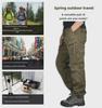 Men's Spring Loose Straight Sports Casual Trousers - Durable Outdoor Wear-Resistant Overalls