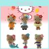 Adorable Cartoon Kitty Cat Plush Keychain With Soft Pp Cotton Filling For Girls