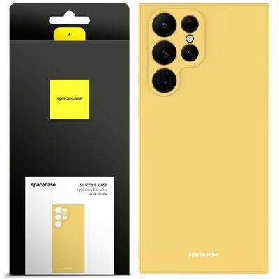Custodia in Silicone Sc Galaxy S22 Ultra Gialla
