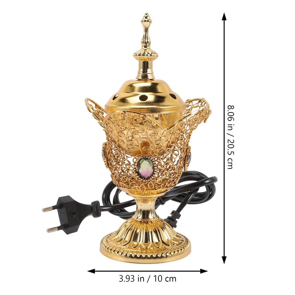 Easy Use Church Sandalwood Furnace EU Plug Arabic Electric Incense Furnace  Middle East