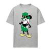 Womens/Ladies Mickey Mouse Heather St Patricks Day T-Shirt