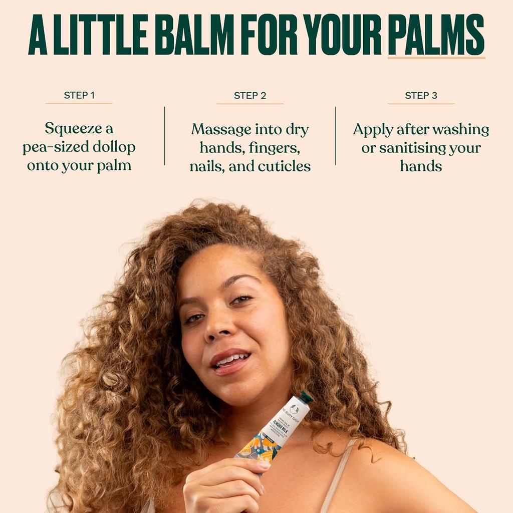 The Body Shop Almond Milk & Honey Calming Hand Cream 30ml Pack For Sensitive Dry Skin