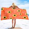 Daisy Print Extra Large Highly Absorbent Beach Towel, Quick-Dry & Super Soft for Travel Swim Yoga Women Men Sand Free Towels