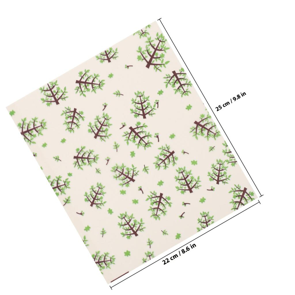 50 Sheets Waterproof Oil Proof Food Wrapping Paper for Sandwiches Cookies Fried Chicken Cake Bread Packing Paper Grease