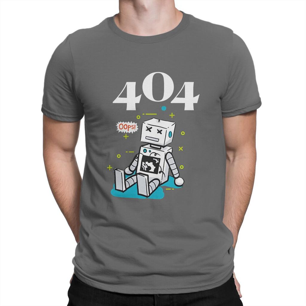 Error 404 Newest TShirt For Men Error 404 Sign Round Neck Pure Cotton T Shirt Personalize Birthday Gifts OutdoorWear