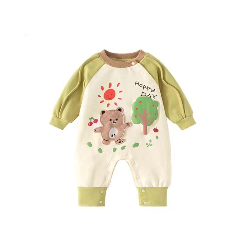 

Autumn Baby Girl Jumpsuit - Cute Rabbit Newborn Outfit 90cm
