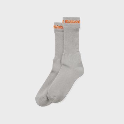ThIs Is Never That D Sp Logo Socks Grey