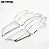 Accessories For Mitsubishi Outlander 2015-2018   Chrome Rear Light Lamp Cover Trim Taillamp Taillight Protector Frame