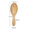 Natural Bamboo Air Cushion Comb for Scalp Health Massage - Household Straight Hair Large Brush