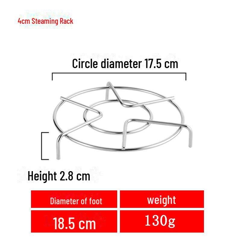 15-25cm Stainless Steel Non-Magnetic Steaming Rack for Vegetables
