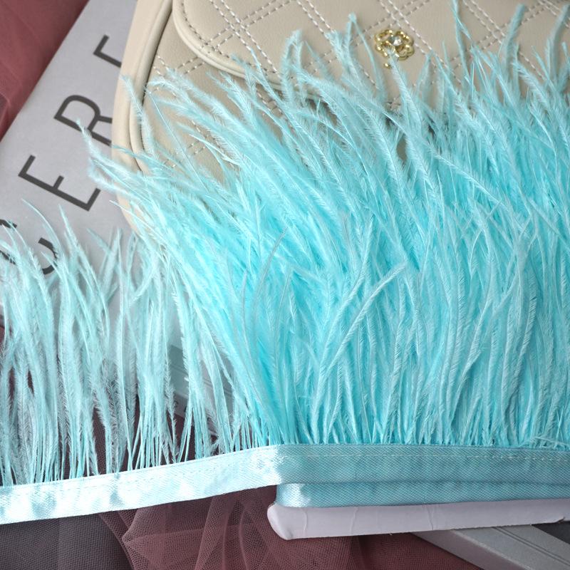 Pštrosí peří 10-13cm pro dekoraci šatů a taneční sukně - Oděvní doplněk