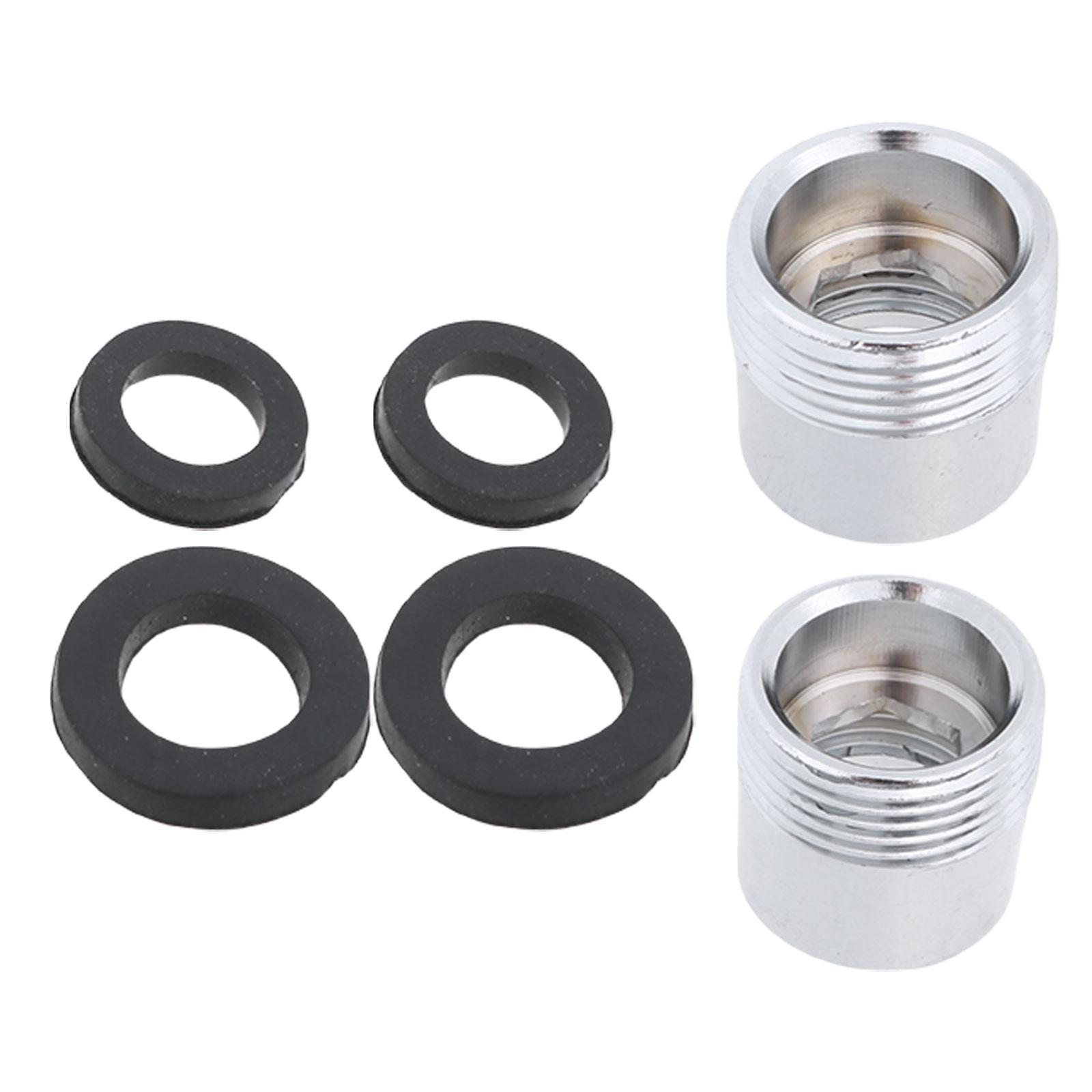 

2 шт. адаптер для крана из нержавеющей стали, переходники для крана с наружной/внутренней резьбой, соединитель для аэратора, переходники для крана, фитинг для трубы 2