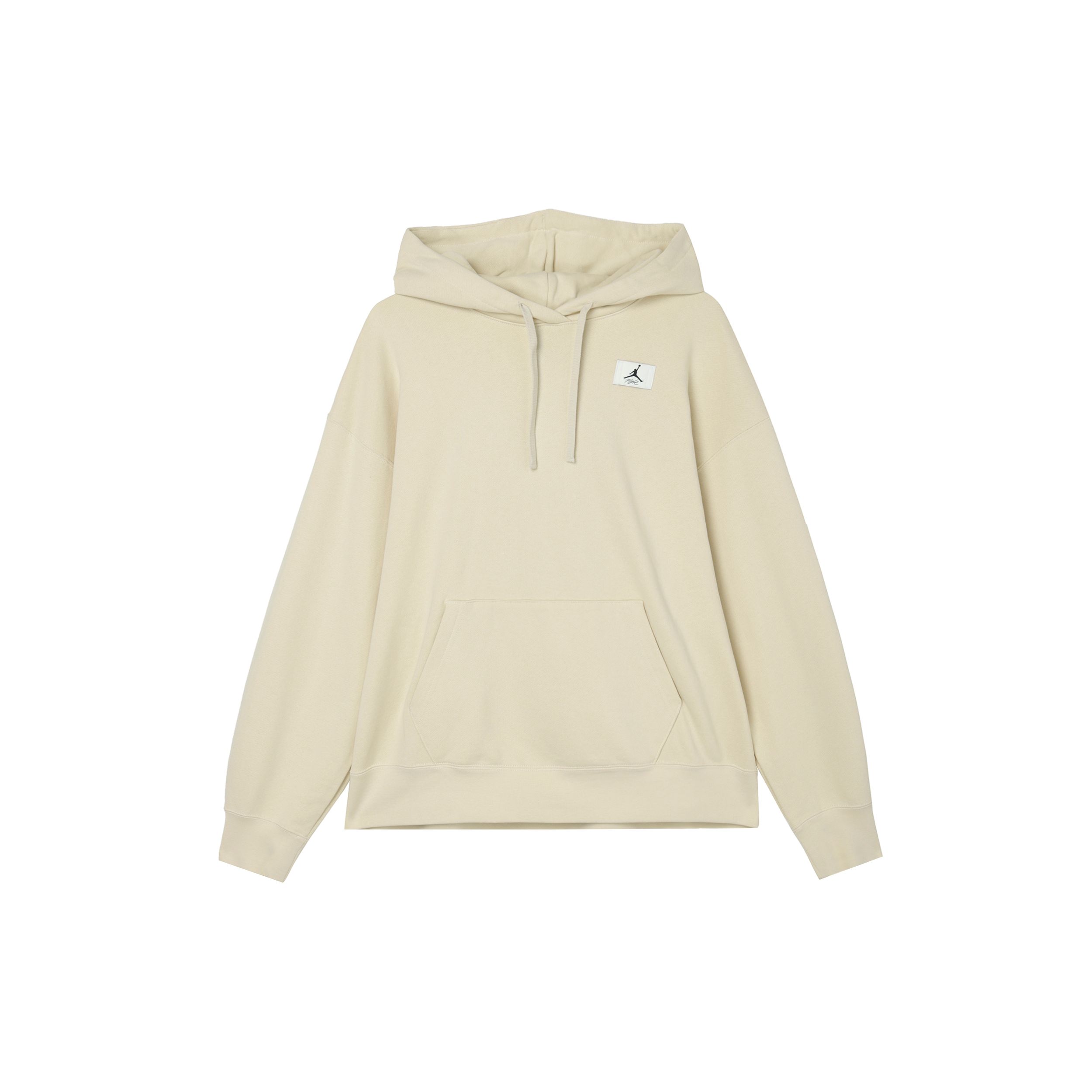 

Jordan Flight Classic Jumpman Logo Повседневная свободная толстовка с капюшоном с длинным рукавом для женщин, топы цвета Off-White DQ4604-234 M