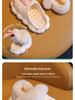 Cozy Winter Marshmallow Kids' Cotton Slippers - Non-Slip Plush with Removable Cover