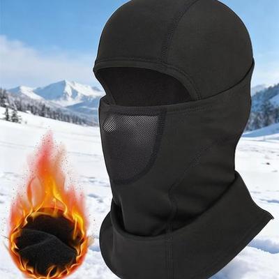 Winter-Radfahren Vollgesichtsmaske: Winddichter, atmungsaktiver und kältebeständiger Nackenschal für Outdoor-Sportarten